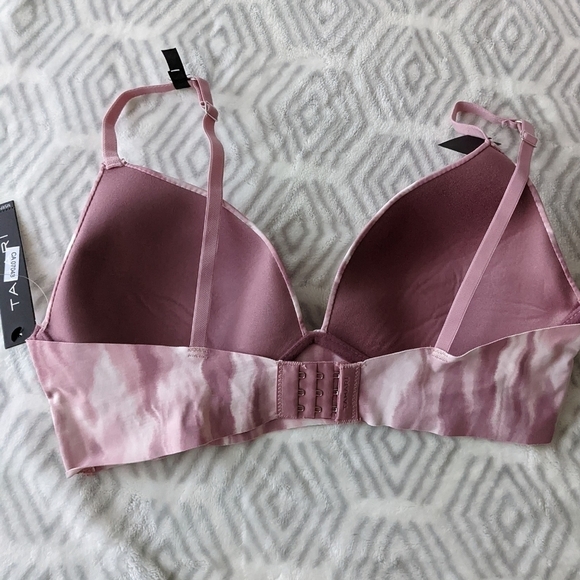 TAHARI lightly lined tie dye marble pattern wireless bralette bra size 36C NEW - Picture 3 of 7